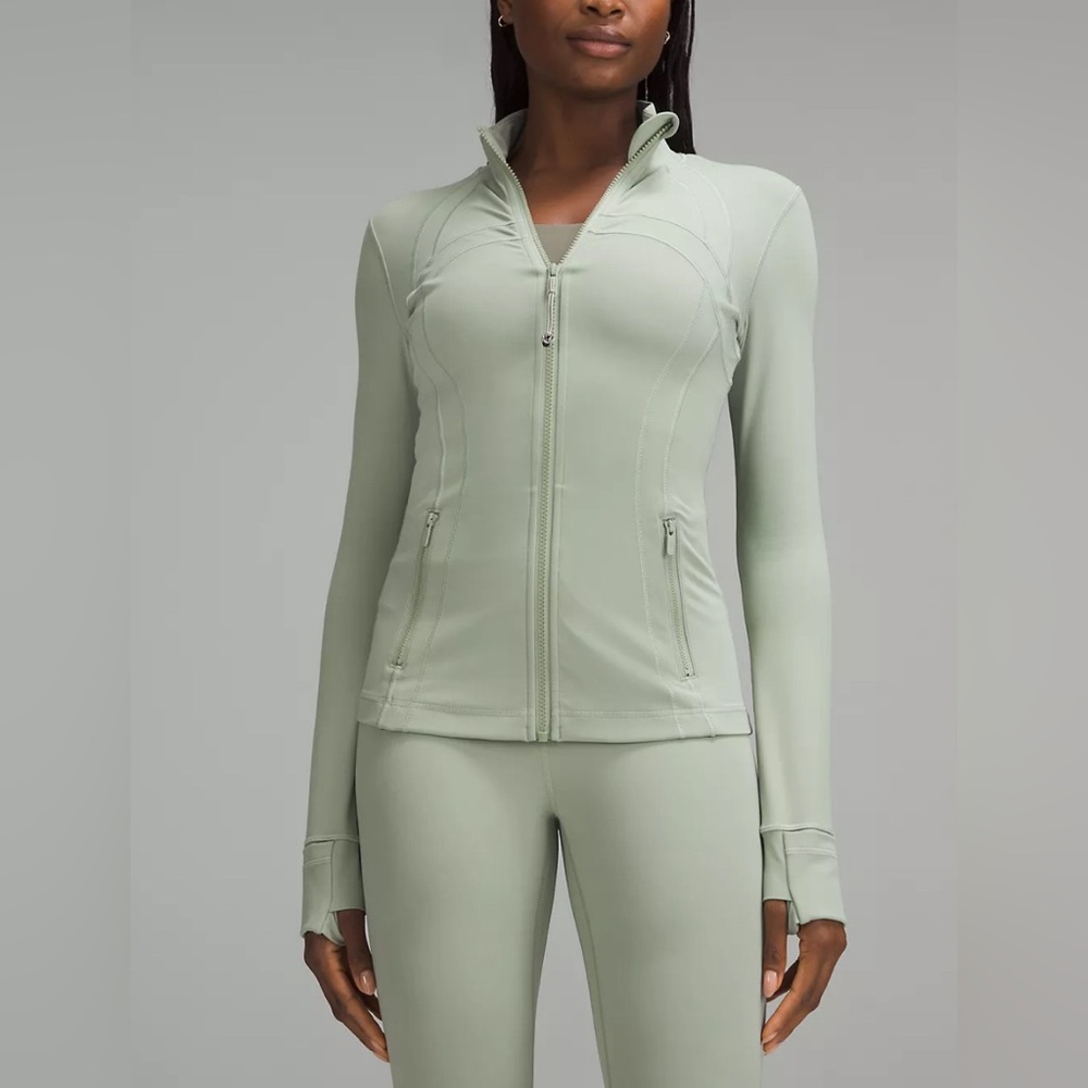 🆕Lululemon🍋 Define Jacket Nulu Colour Palm Court Sz 8